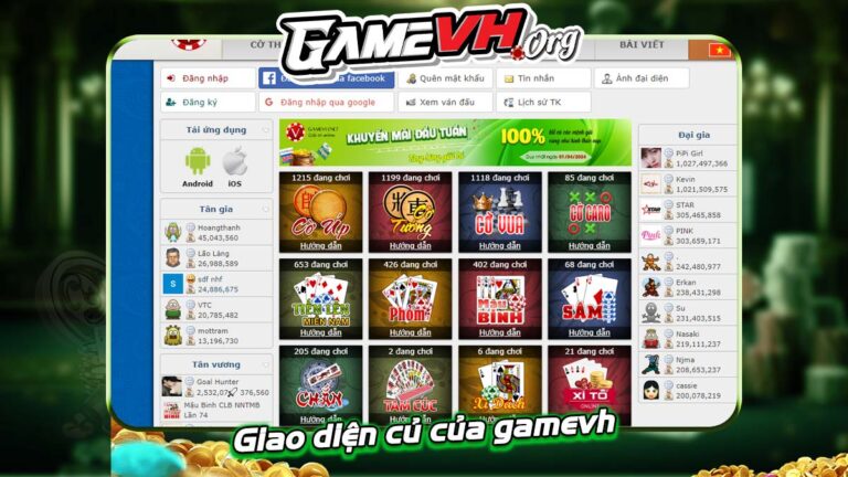 Giao diện của gamevh có gì? | Đặc điểm vượt trội tại đây Giao diện của gamevh có gì? | Đặc điểm vượt trội tại đây