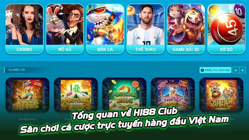 Tổng quan về Hi88 Club – Sân chơi cá cược trực tuyến hàng đầu Việt Nam