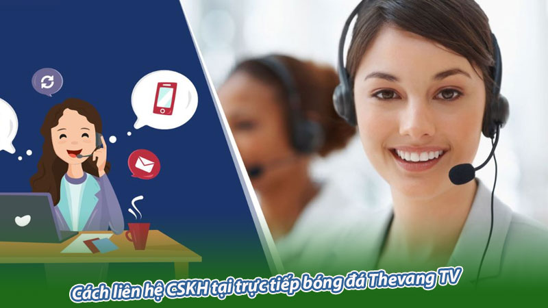 Cách liên hệ CSKH tại trực tiếp bóng đá Thevang TV