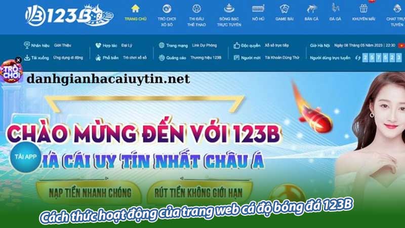 Cách thức hoạt động của trang web cá độ bóng đá 123B